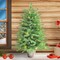3FT Pre-Lit Mini Christmas Tree with Led Lights Tabletop Decoration